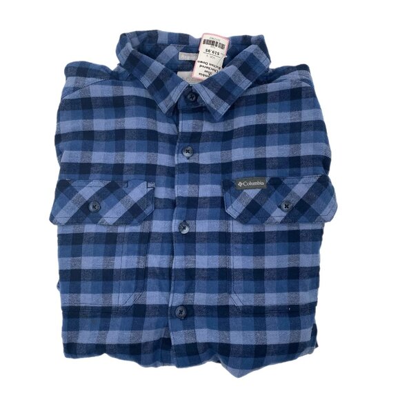 Columbia Blue All-Season Button-Up Shirt | Size S - Picture 1 of 8